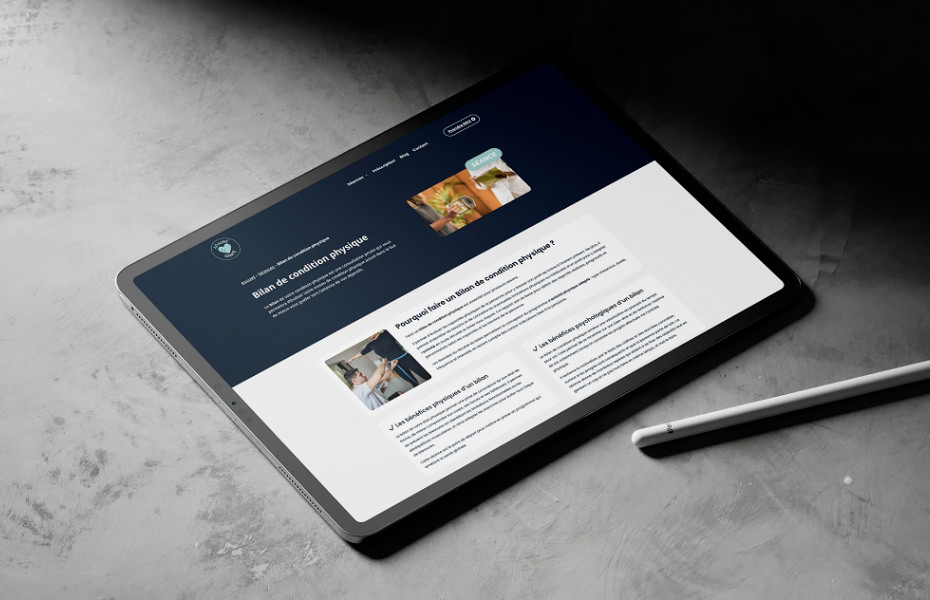 Responsive tablette du site apactivsante