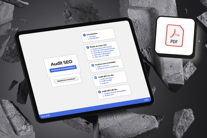 Audit SEO livrable en .PDF