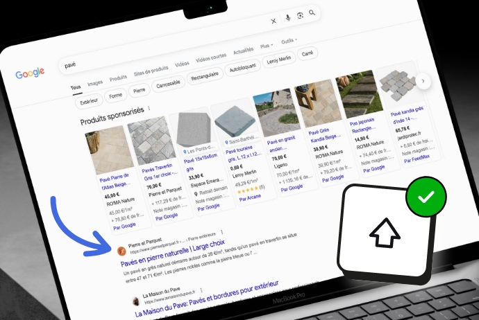 livraison du SEO client avec un positionnement 1